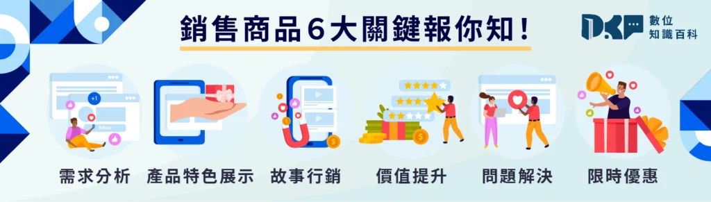 銷售商品6大關鍵報你知！