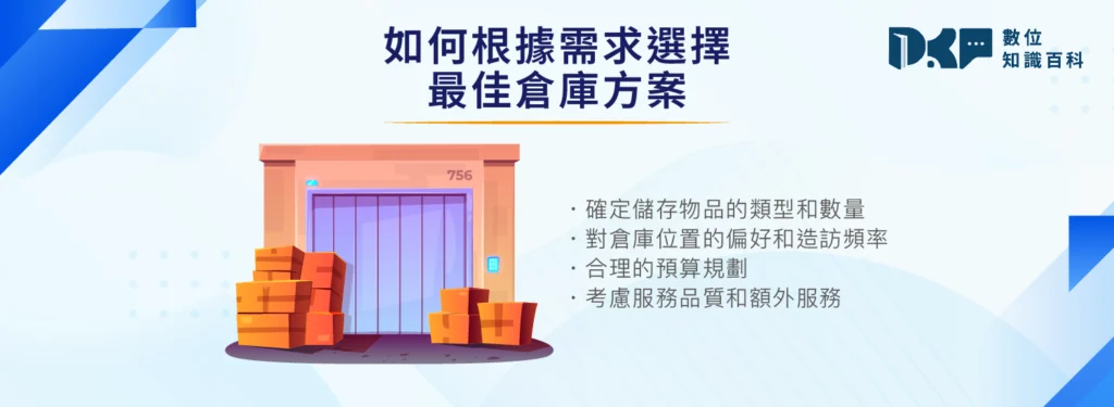 如何根據需求選擇最佳倉庫方案