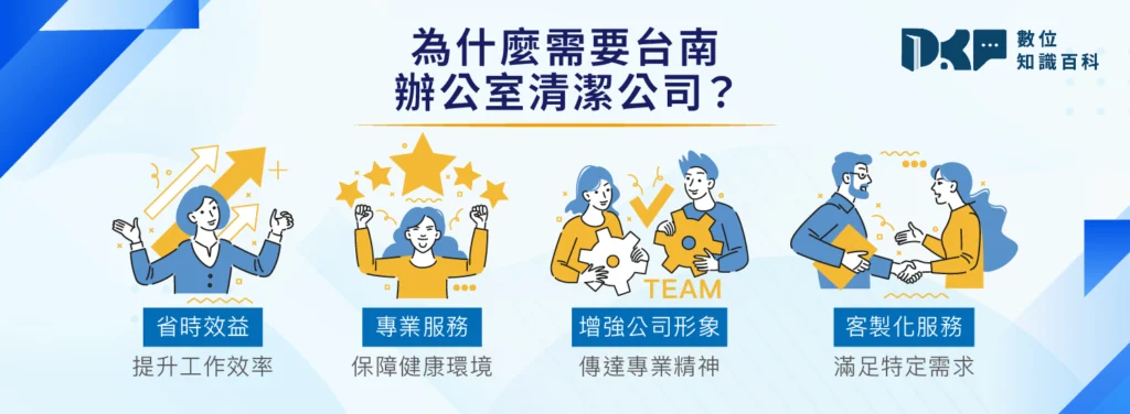 為什麼需要台南辦公室清潔公司?