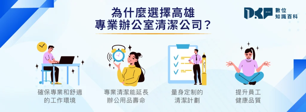 為什麼選擇高雄專業辦公室清潔公司？