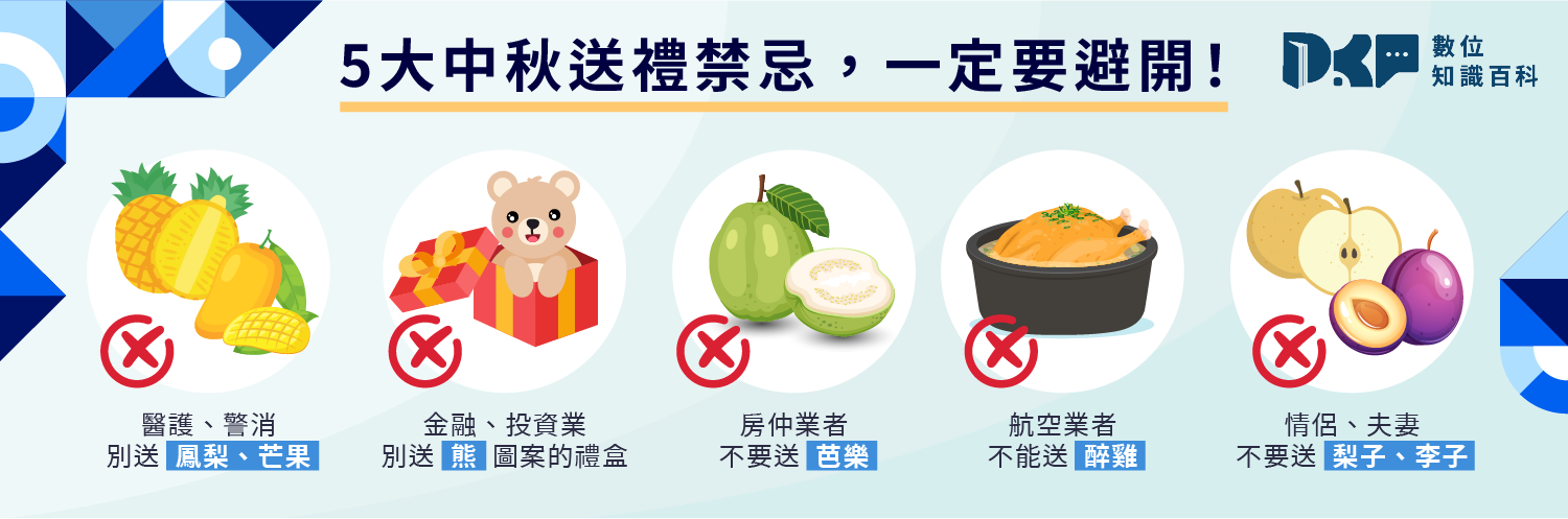 5 大中秋送禮禁忌，一定要避開！