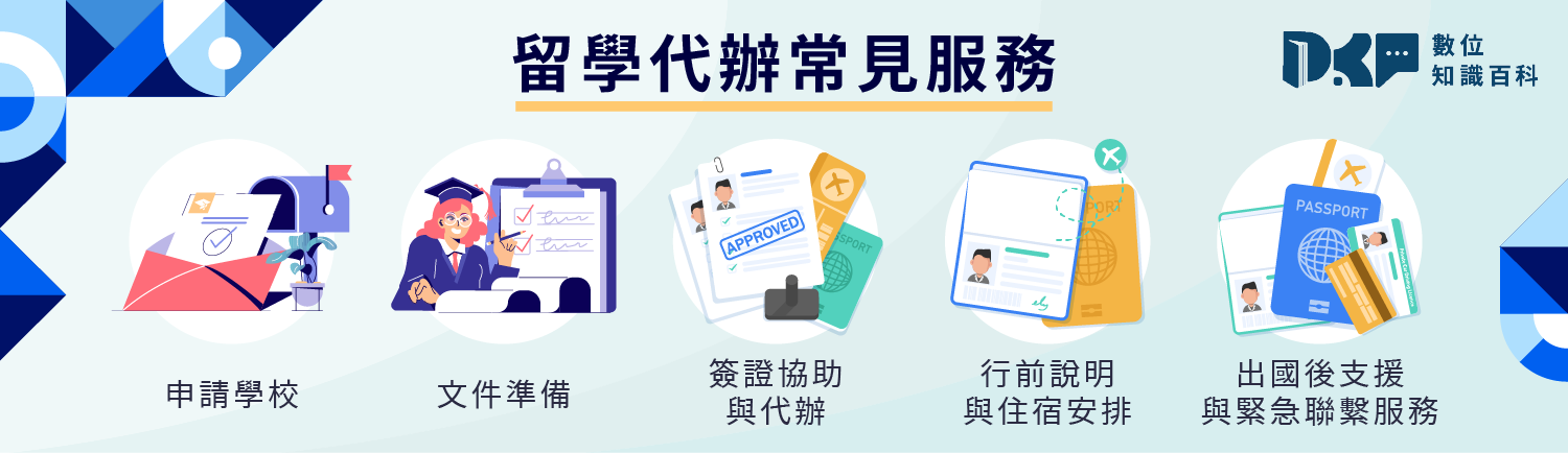 留學代辦常見服務