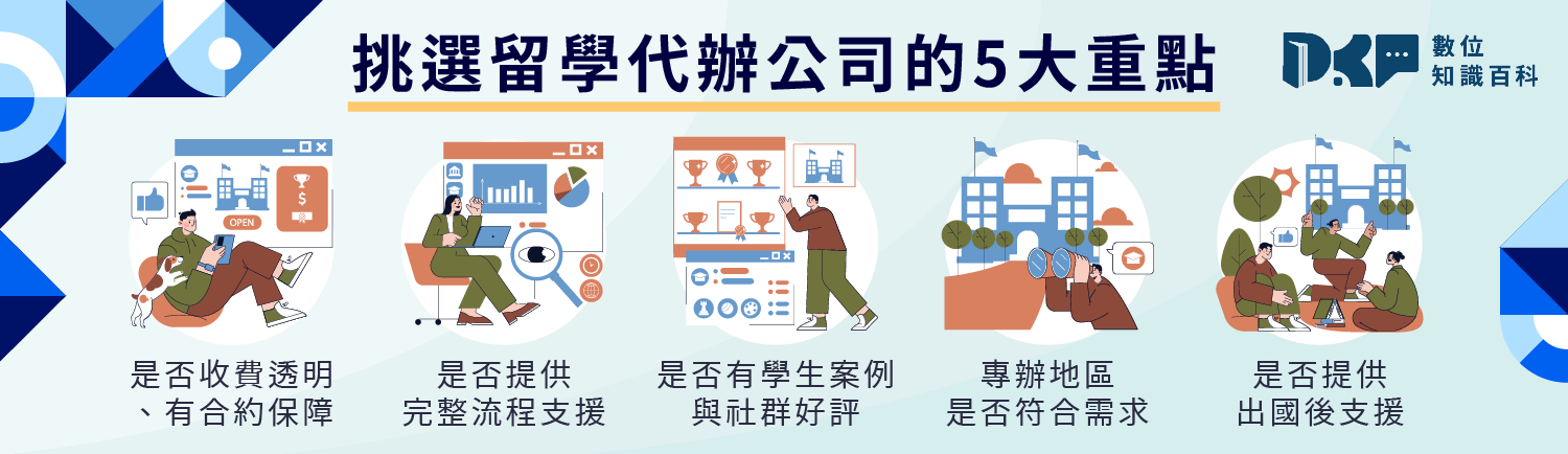 如何挑選留學代辦公司？5 大重點告訴你！