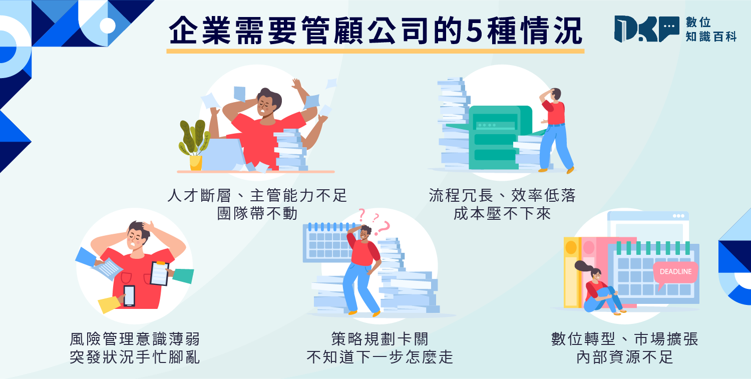 為什麼企業會需要管顧公司？5 種情況適合找顧問！
