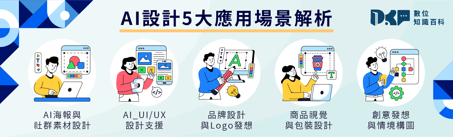 AI 設計可以做到哪些事？5 大應用場景解析！